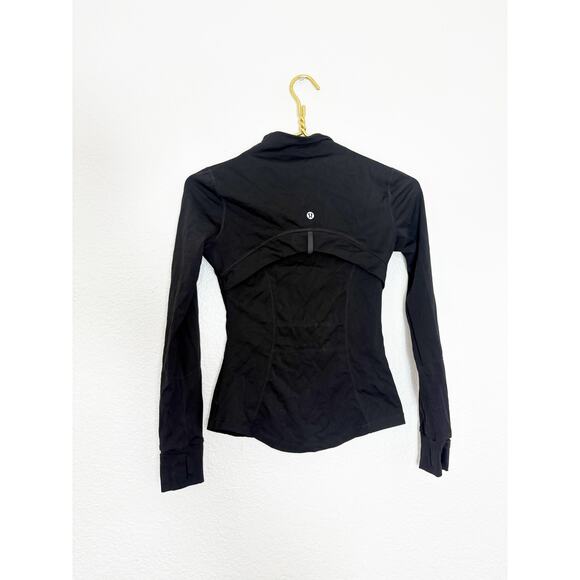 Lululemon Black Define Jacket Luon Size 2 Workout Athletic - Picture 11 of 12